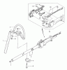 Tanaka TPS-260PF - Extended Reach Pole Saw Ersatzteile Throttle Lever, Handle, Drive Shaft