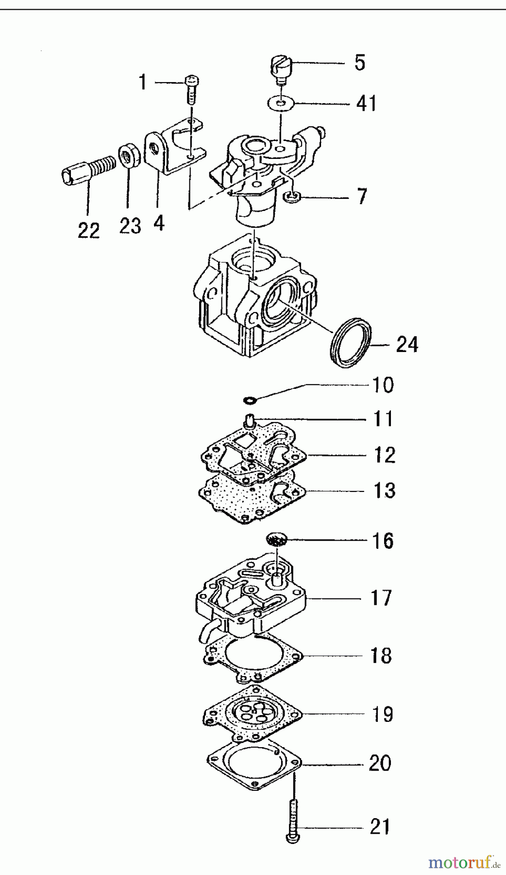 Tanaka Hochentaster TPS-270PN - Tanaka Extended Reach Pole Saw Carburetor