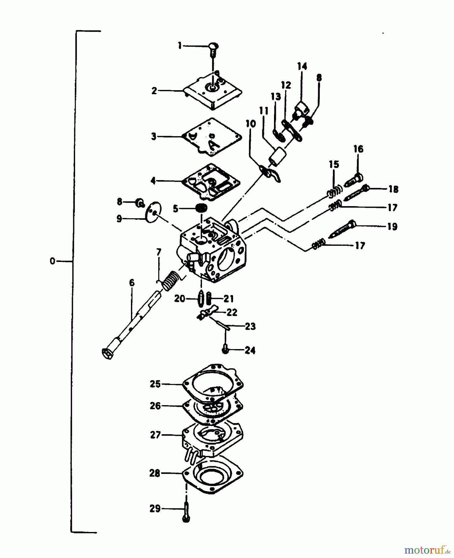 Tanaka Blasgeräte, Sauger, Häcksler, Mulchgeräte TBL-455 - Tanaka Backpack Blower Carburetor