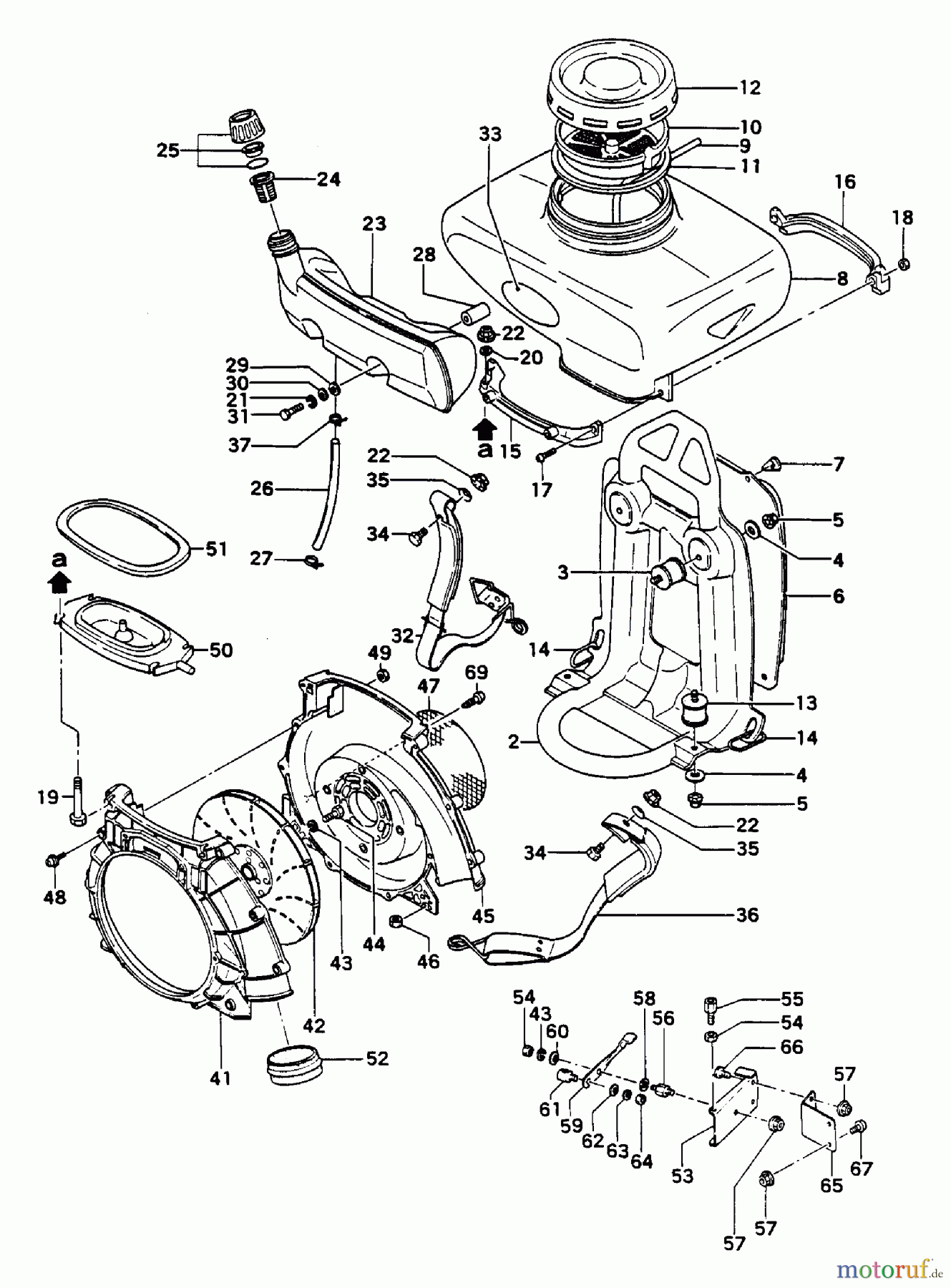  Tanaka Sprühgeräte TMS-450 - Tanaka Mist/Dust Sprayer Frame & Tank