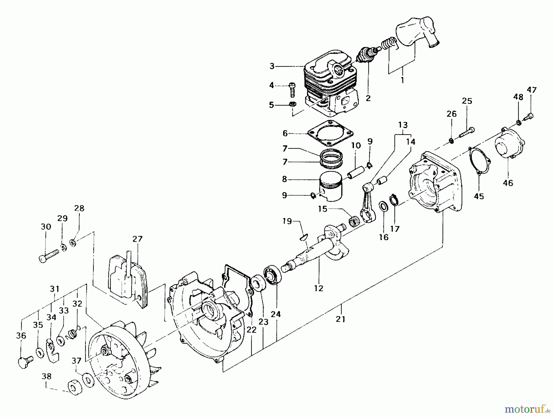 Tanaka Motorhacken und Kultivierer TS-720 (RC-210E) - Tanaka E-Z Tiller Touch Start Engine
