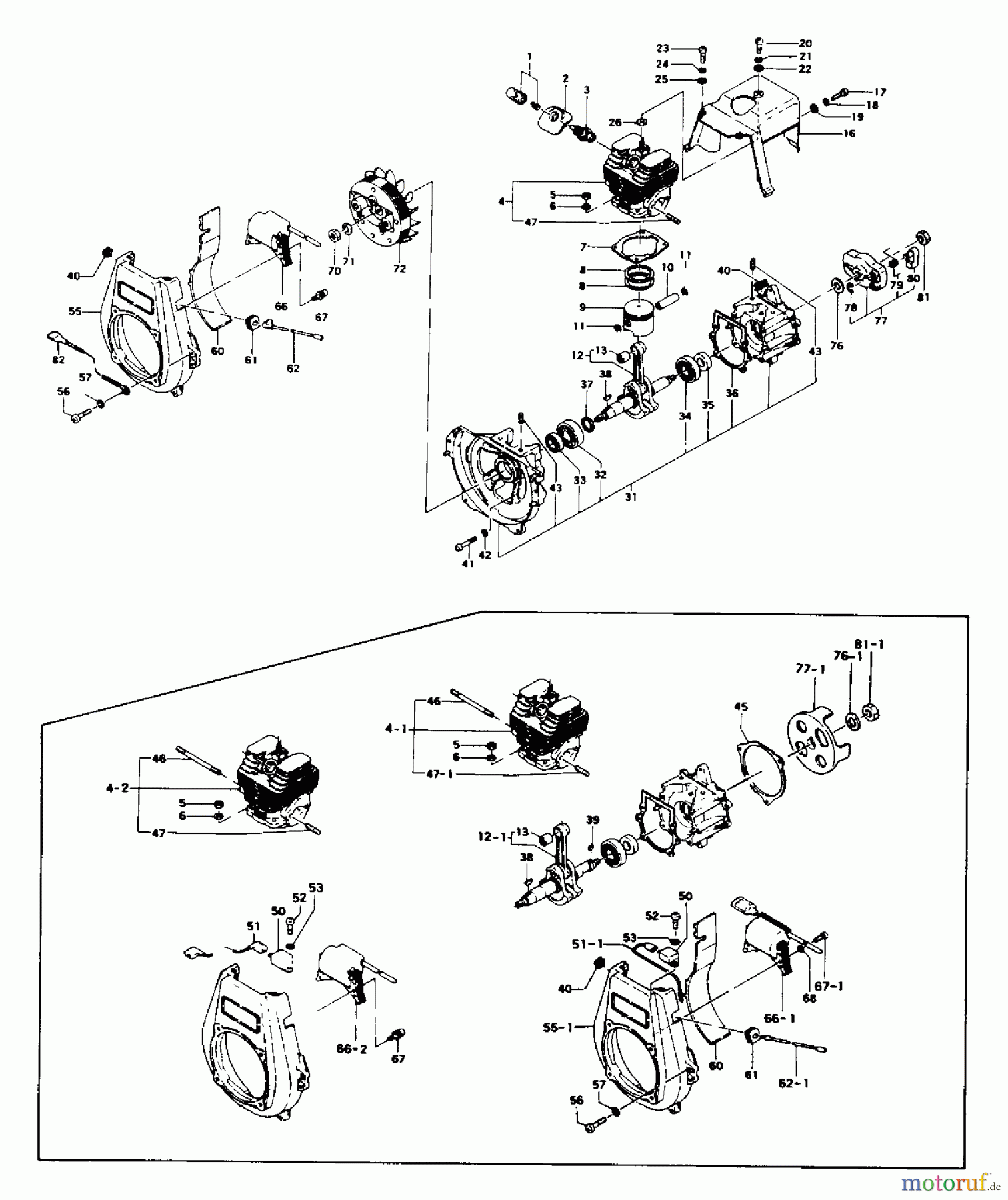  Tanaka Trimmer, Motorsensen SUM-321 - Tanaka Backpack Brush Cutter Engine
