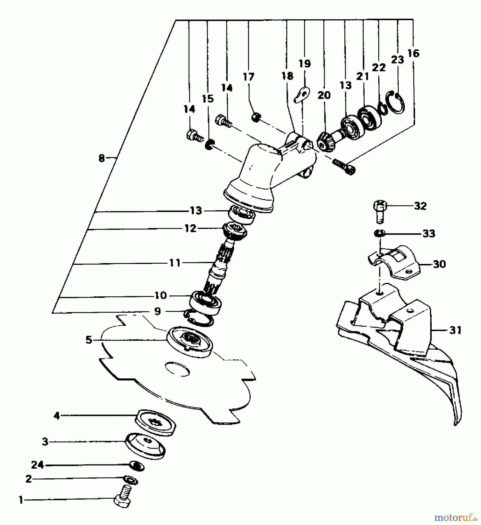  Tanaka Trimmer, Motorsensen SUM-321 - Tanaka Backpack Brush Cutter Gear Case