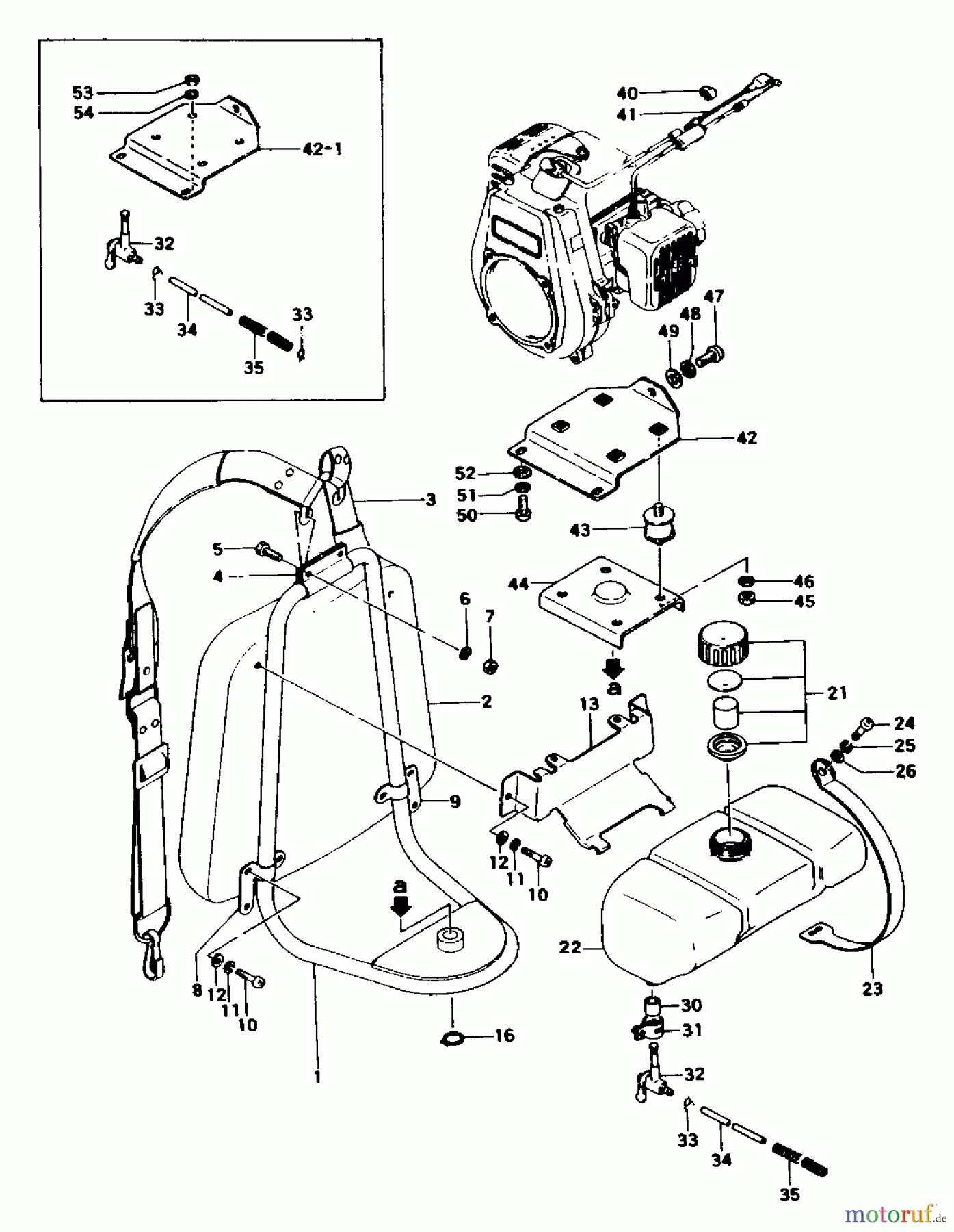  Tanaka Trimmer, Motorsensen SUM-321 - Tanaka Backpack Brush Cutter Shoulder Frame