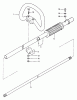 Tanaka TBC-205 - Brush Cutter Ersatzteile Drive Shaft & Handle