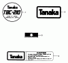 Tanaka TBC-210 - Trimmer / Brush Cutter Ersatzteile Marks