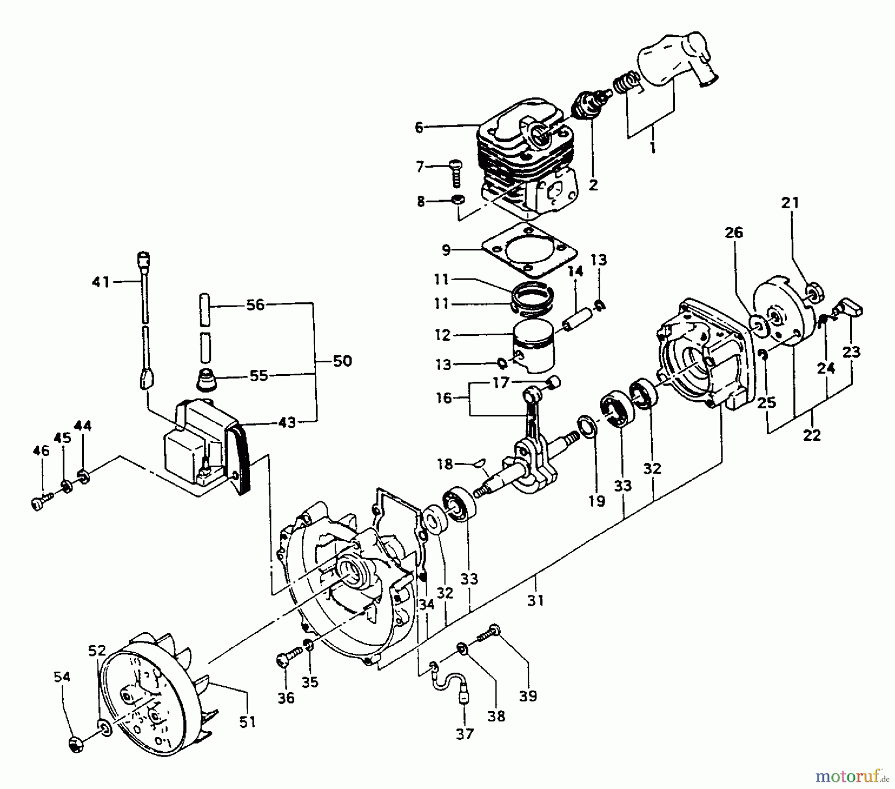 Tanaka Trimmer, Motorsensen TBC-220SS - Tanaka Brush Cutter Engine