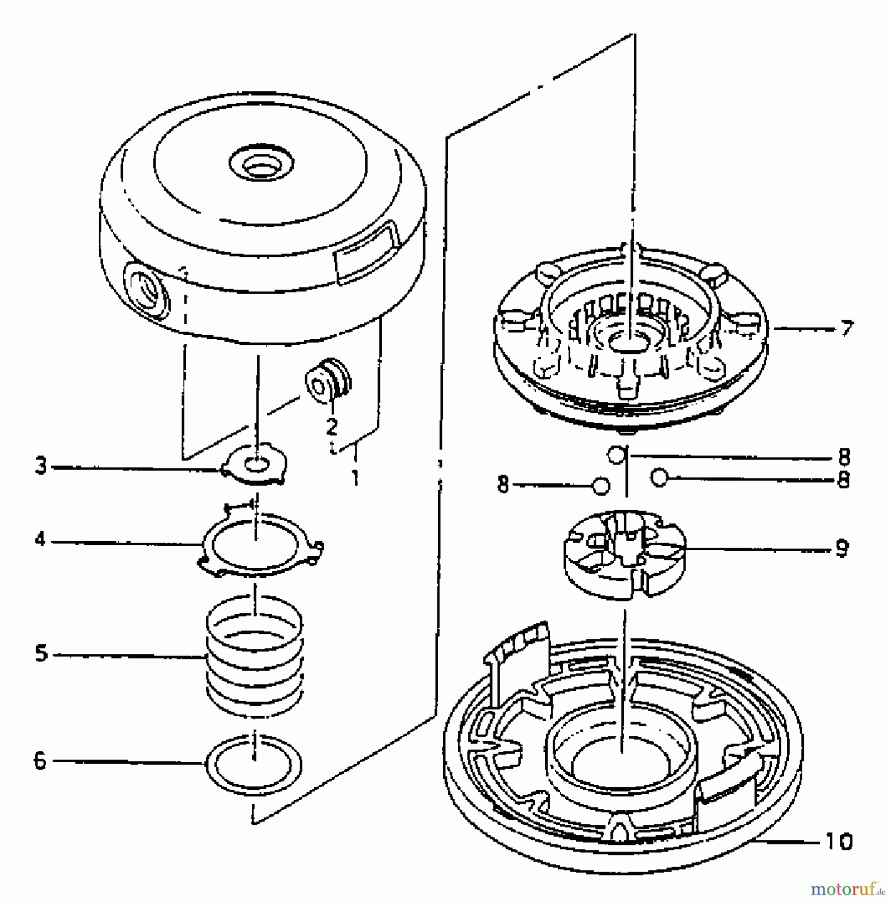 Tanaka Trimmer, Motorsensen TBC-220SS - Tanaka Brush Cutter Nylon Head - TH-96