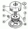 Tanaka TBC-2251 - Grass Trimmer Ersatzteile 4" Semi-Auto Head