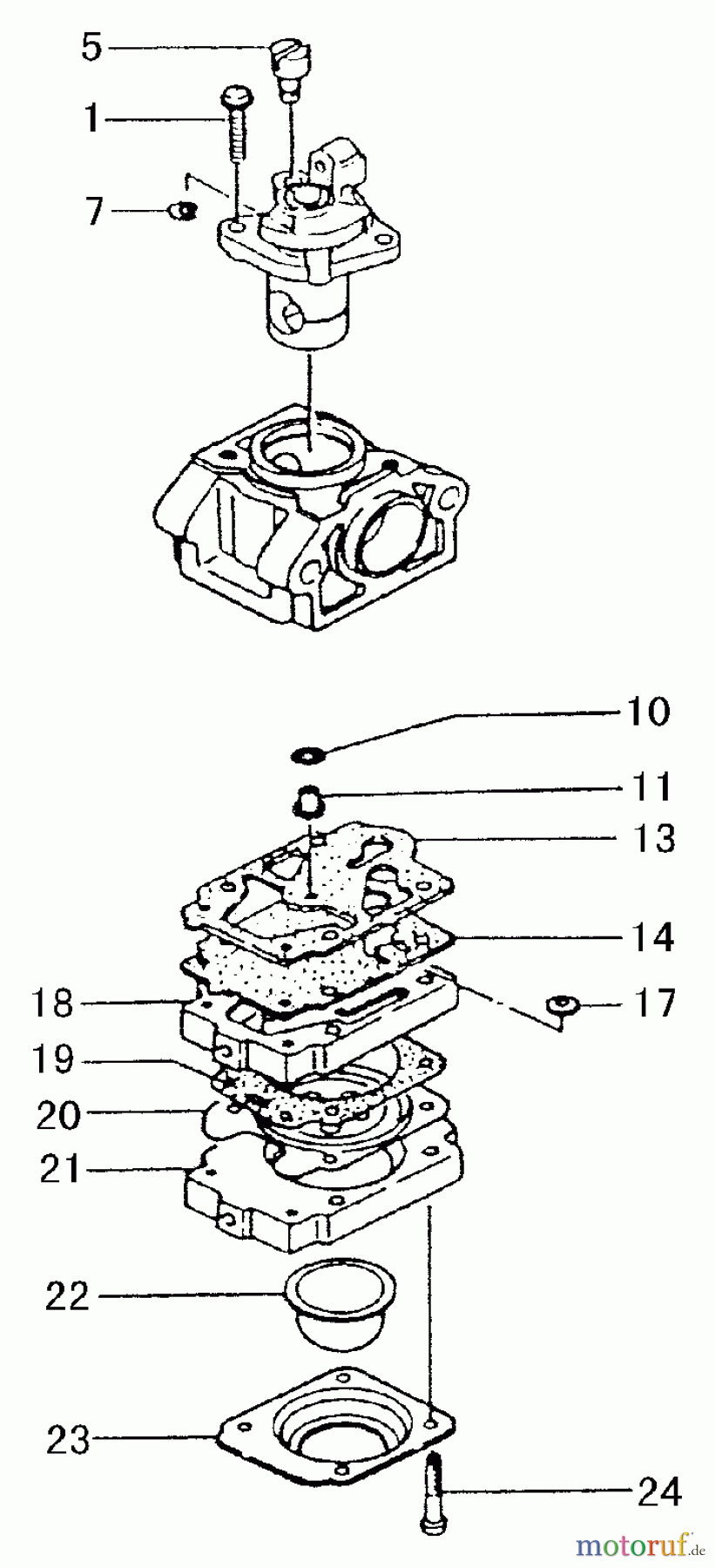  Tanaka Trimmer, Motorsensen TBC-2251 - Tanaka Grass Trimmer Carburetor (SN U242601 And After)