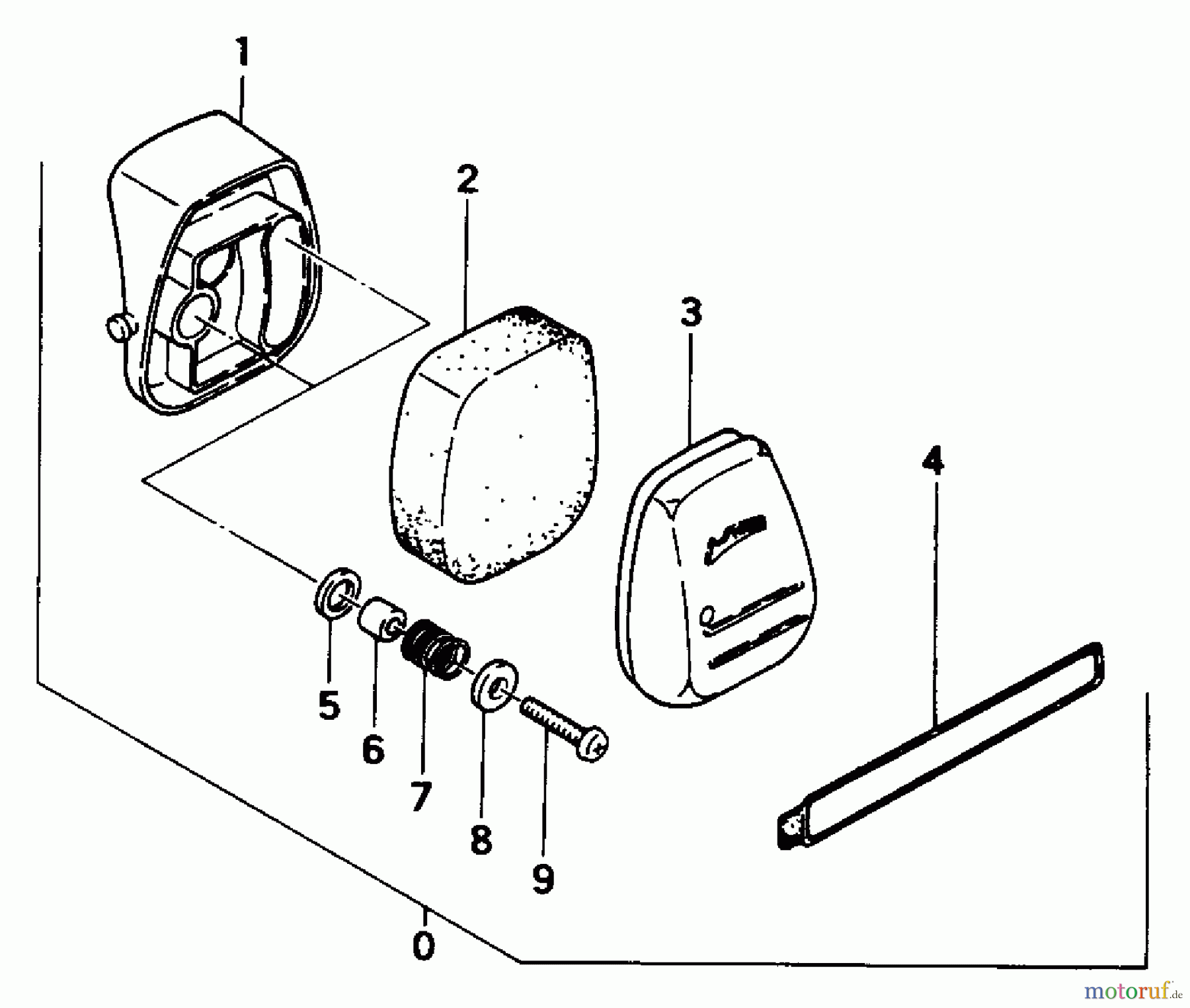  Tanaka Trimmer, Motorsensen TBC-232 - Tanaka Brush Cutter Air Cleaner