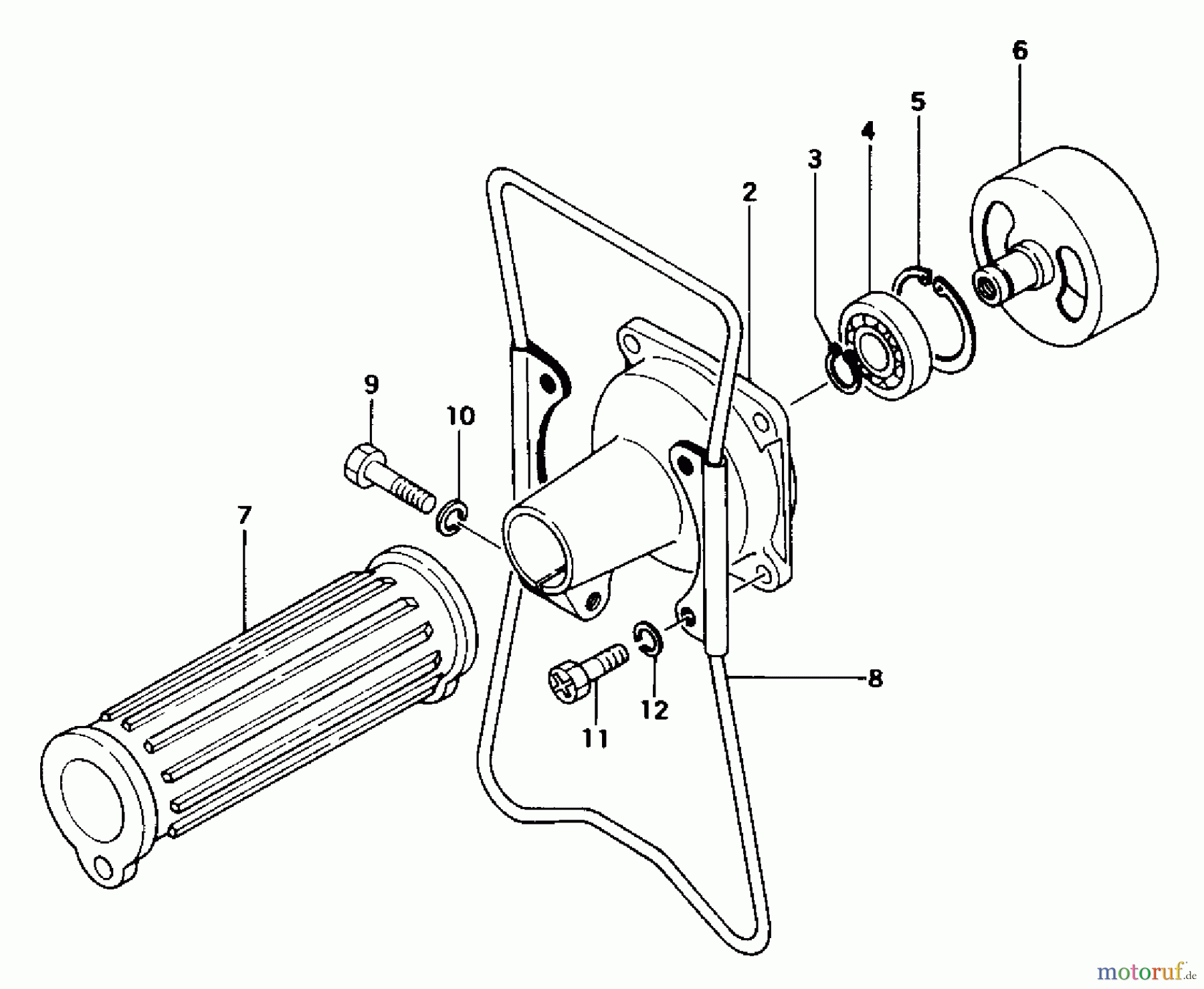  Tanaka Trimmer, Motorsensen TBC-232 - Tanaka Brush Cutter Clutch Case