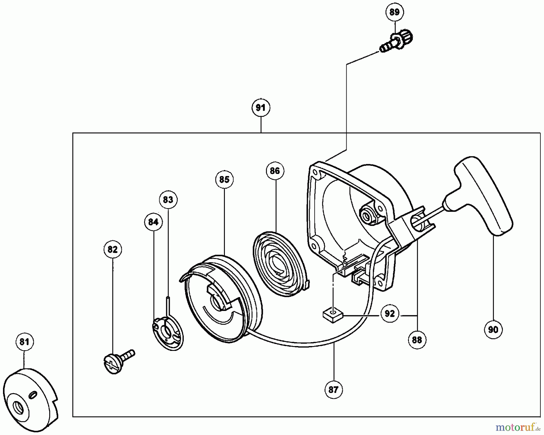  Tanaka Trimmer, Motorsensen TBC-240PF - Tanaka Grass Trimmer Starter