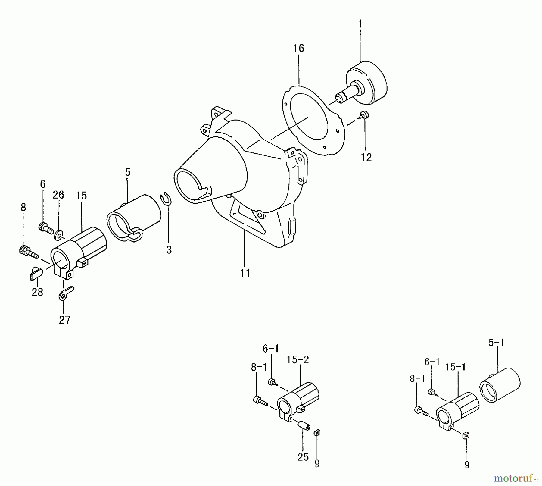 Tanaka Trimmer, Motorsensen TBC-250 - Tanaka Grass Trimmer / Brush Cutter Clutch Case (Part 2)