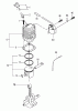 Tanaka TBC-2501H - Grass Trimmer (SN: C263177 - C263752) Ersatzteile Cylinder, Piston, Crankshaft, Ignition