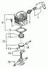 Tanaka TBC-2510 - Grass Trimmer Ersatzteile Engine / Cylinder, Piston, Crankshaft