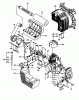 Tanaka TBL-505 - Backpack Blower Ersatzteile Engine, Muffler, Air Cleaner, Fuel System