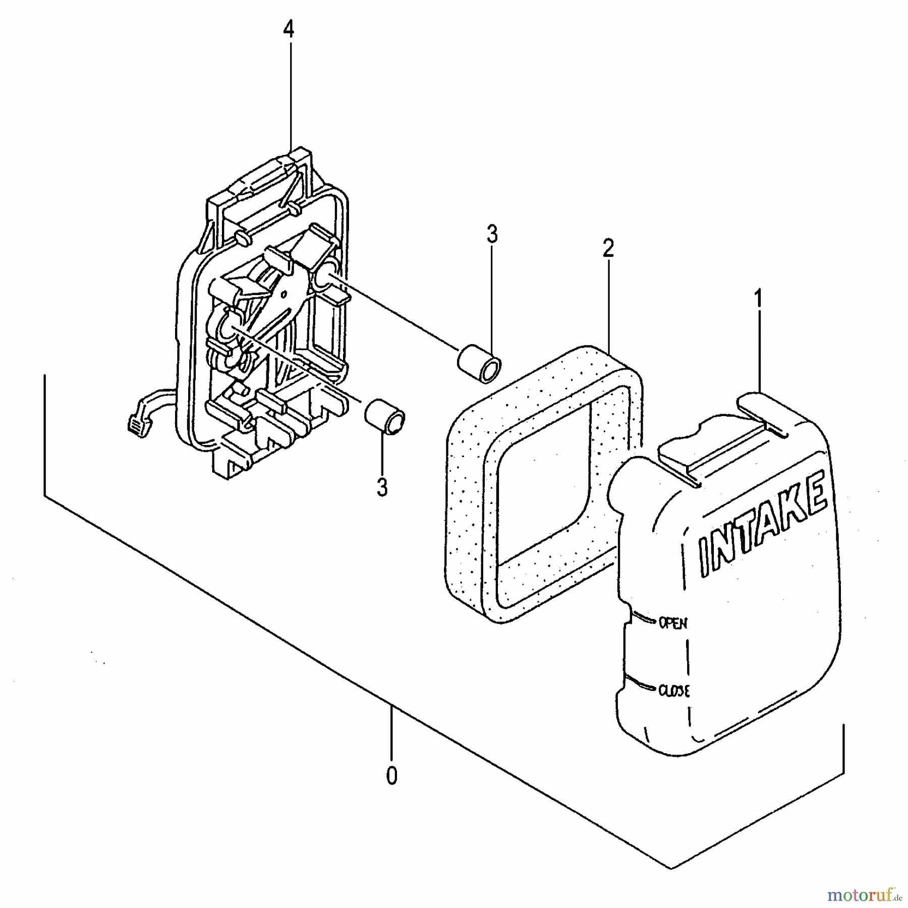 Tanaka Trimmer, Motorsensen TBC-255PF - Tanaka Grass Trimmer Air Cleaner
