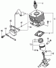 Tanaka TBC-255PF - Grass Trimmer Ersatzteile Cylinder, Piston, Crankshaft, Ignition