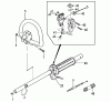 Tanaka TBC-255PF - Grass Trimmer Ersatzteile Drive Shaft & Front Handle