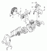 Tanaka TBC-255PF - Grass Trimmer Ersatzteile Muffler, Clutch & Cover