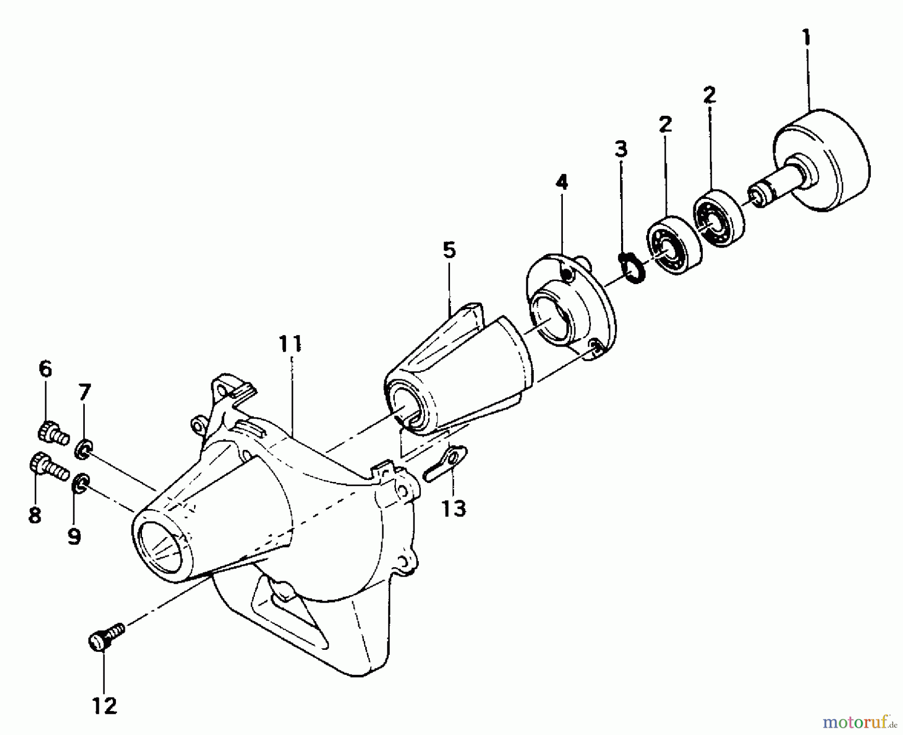 Tanaka Trimmer, Motorsensen TBC-265 - Tanaka Brush Cutter Clutch Case