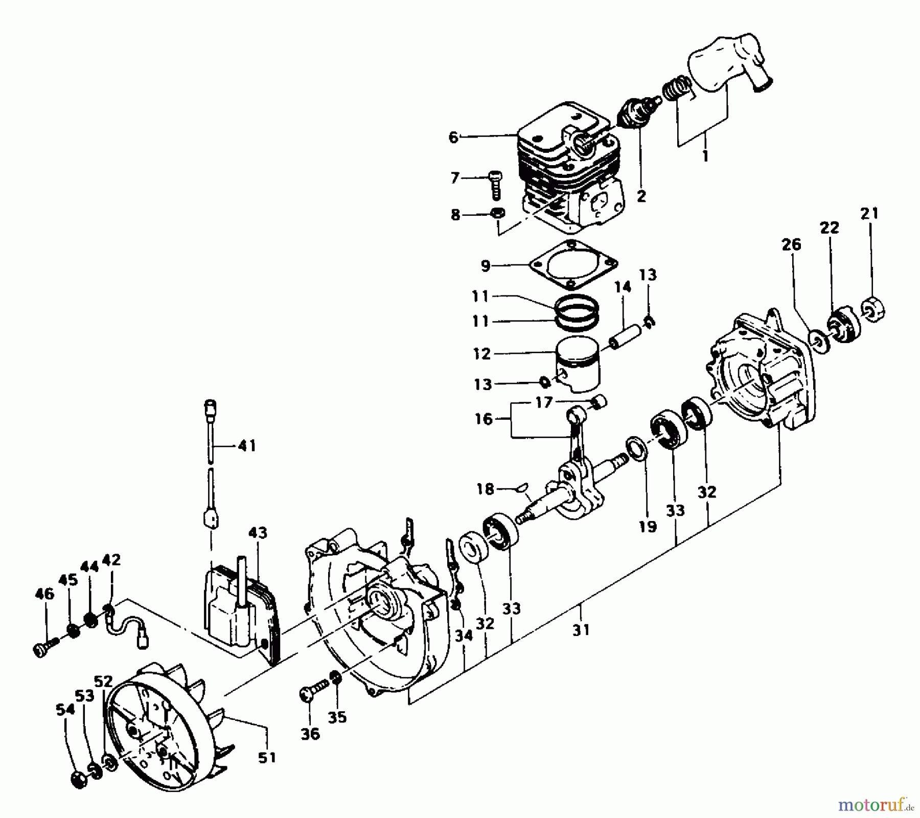 Tanaka Trimmer, Motorsensen TBC-265 - Tanaka Brush Cutter Engine
