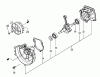 Tanaka TBC-280 - Grass Trimmer Ersatzteile Crankcase & Flywheel