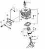 Tanaka TBC-280 - Grass Trimmer Ersatzteile Cylinder, Piston, Crankshaft, Ignition