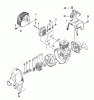 Tanaka TBC-280 - Grass Trimmer Ersatzteile Muffler, Clutch & Cover