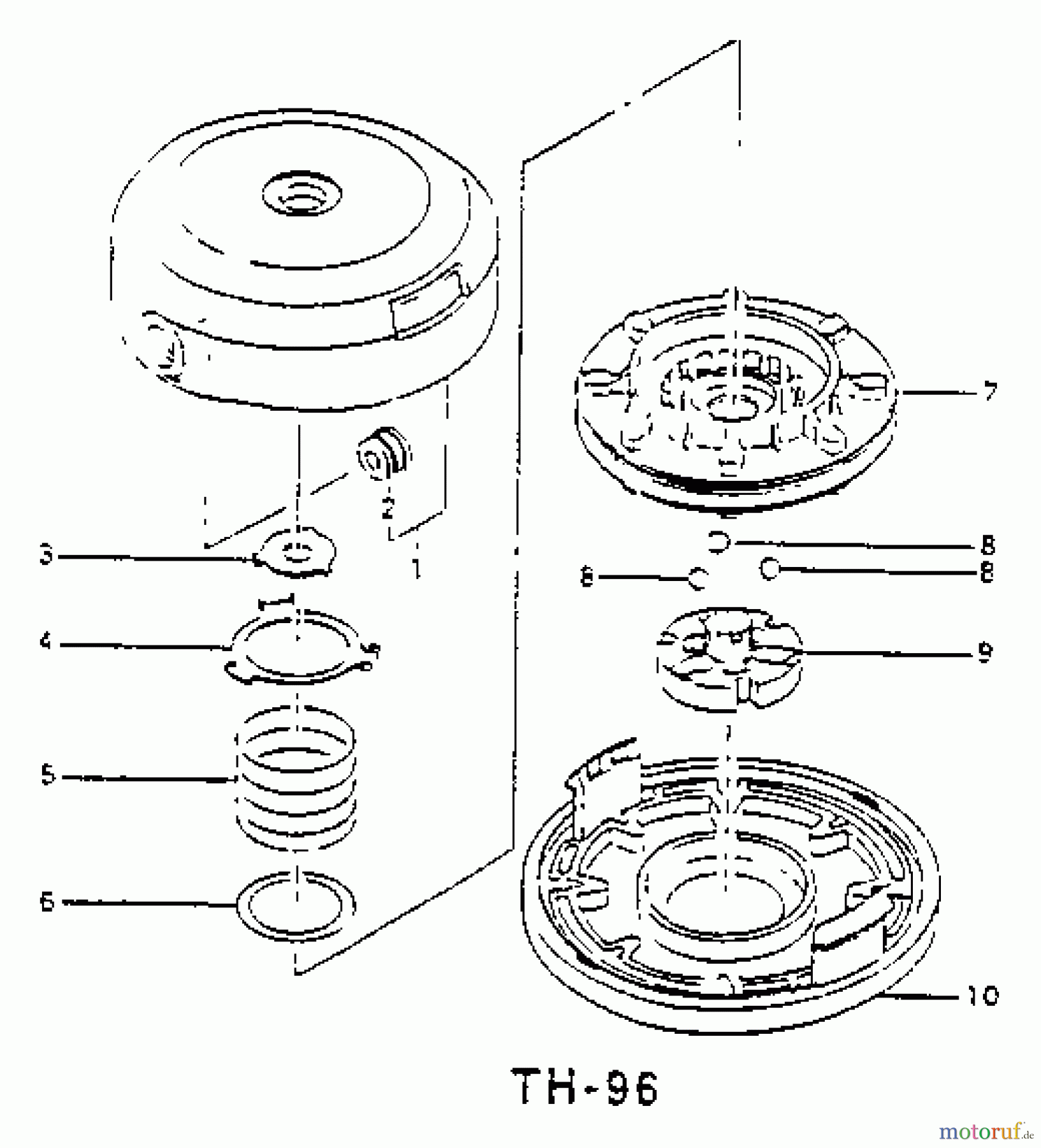 Tanaka Trimmer, Motorsensen TBC-300 - Tanaka Brush Cutter Nylon Head - TH-96