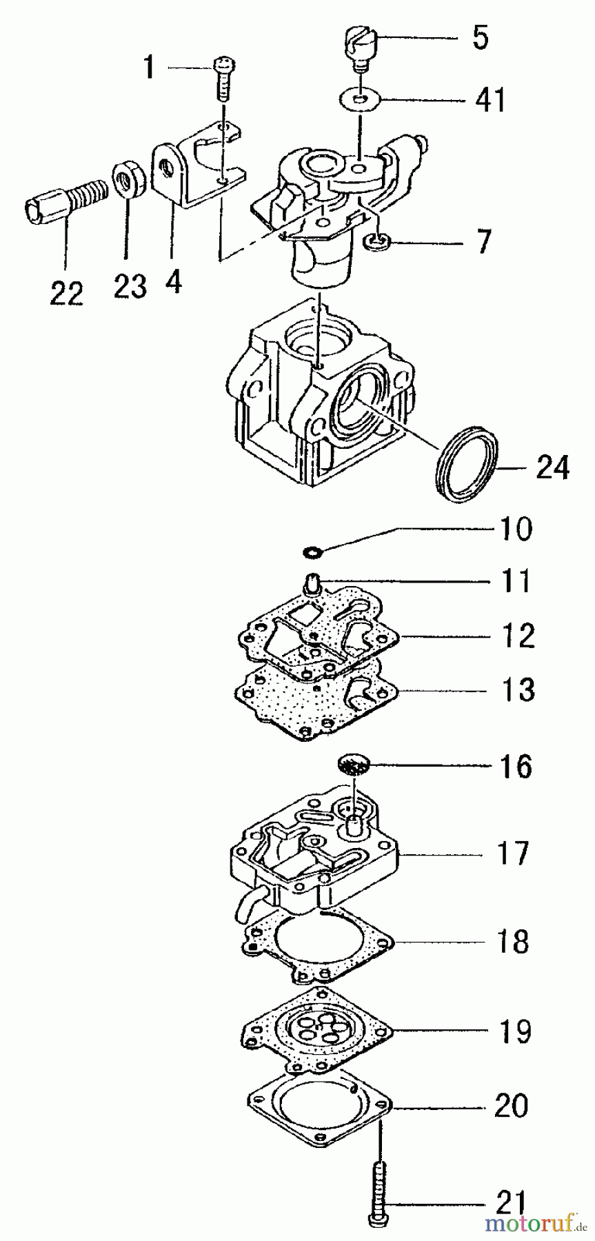 Tanaka Trimmer, Motorsensen TBC-3010 - Tanaka Grass Trimmer / Brush Cutter Carburetor