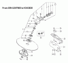 Tanaka TBC-3010 - Grass Trimmer / Brush Cutter Ersatzteile Gear Case, Safety Guard (Part 2 of 3)