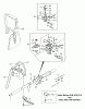 Tanaka TBC-3010 - Grass Trimmer / Brush Cutter Ersatzteile Throttle Lever, Handle, Drive Shaft