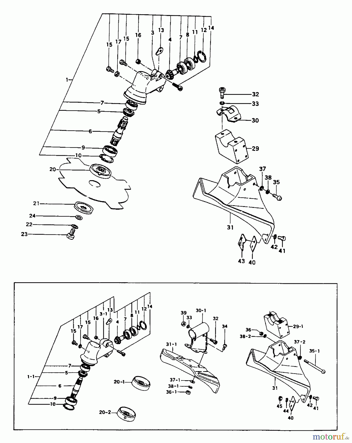 Tanaka Trimmer, Motorsensen TBC-322 - Tanaka Brush Cutter Gear Case