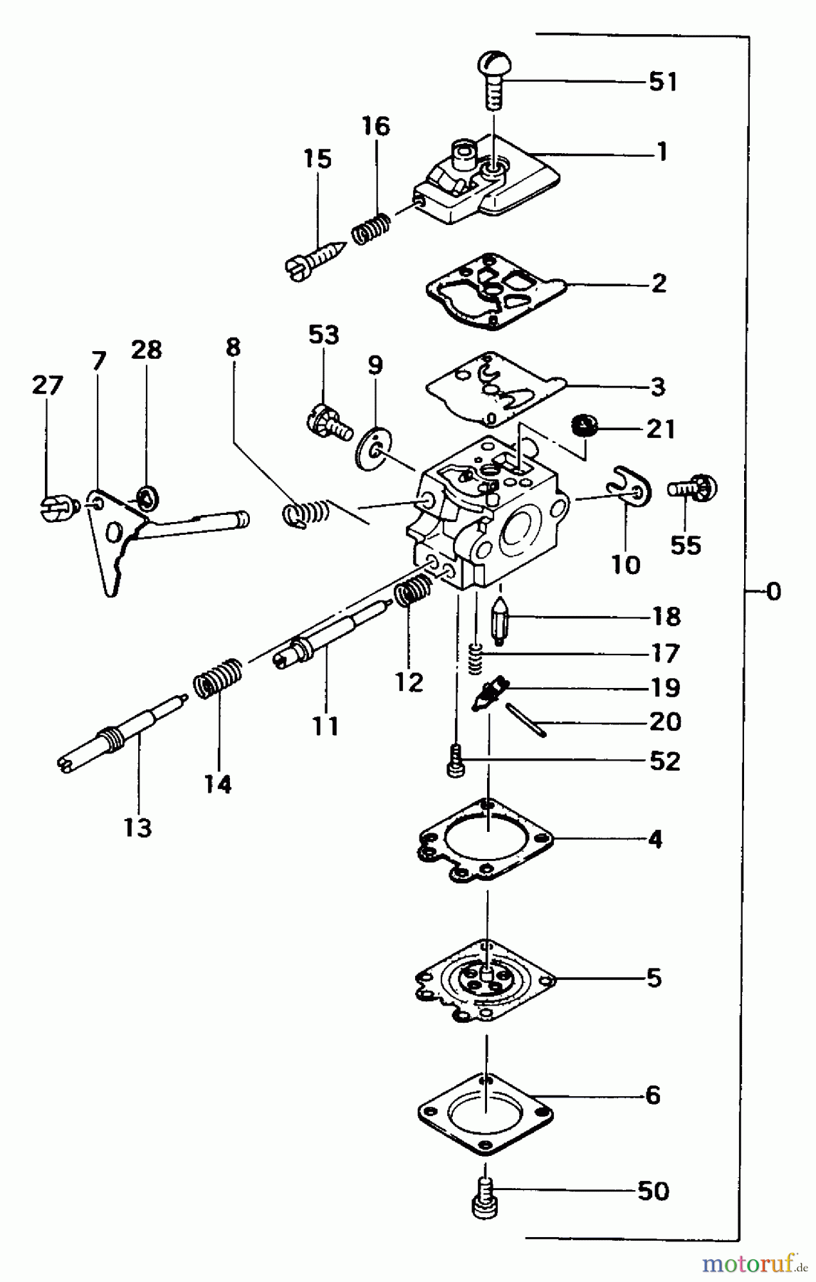 Tanaka Trimmer, Motorsensen TBC-325 - Tanaka Brush Cutter Carburetor