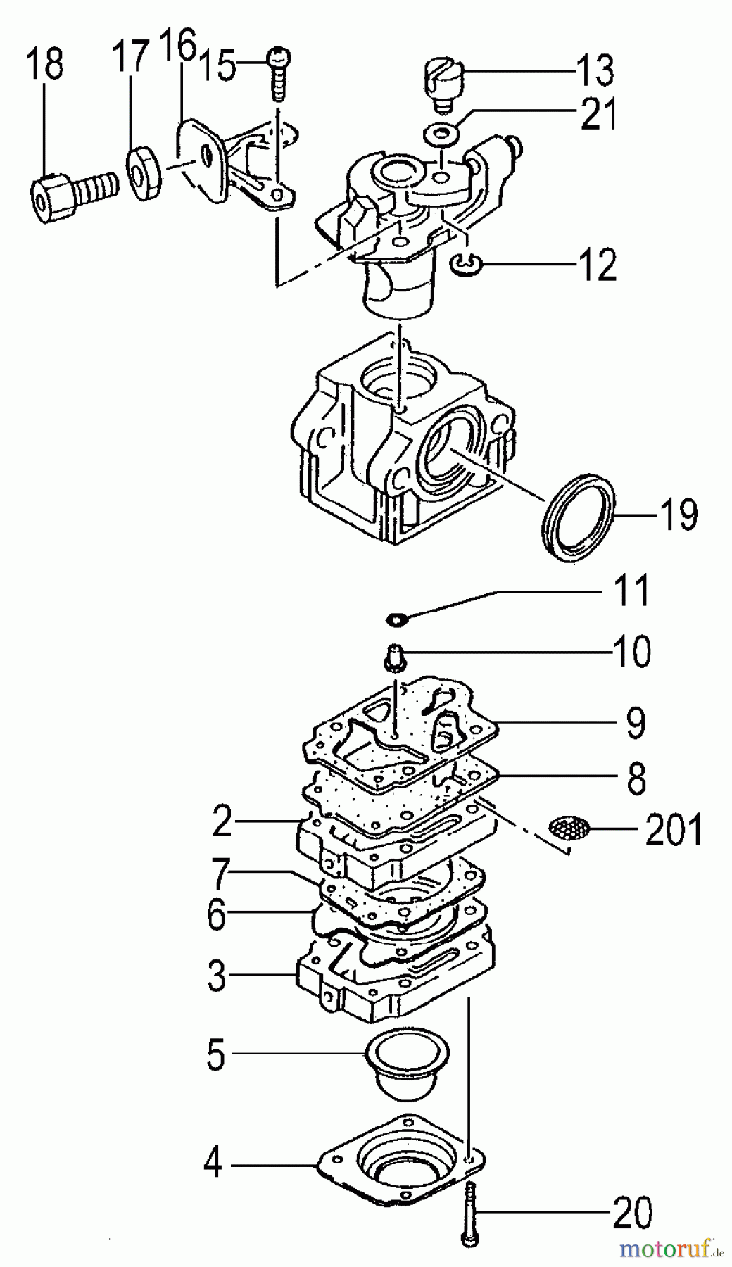 Tanaka Trimmer, Motorsensen TBC-340D - Tanaka Grass Trimmer / Brush Cutter Carburetor