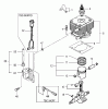 Tanaka TBC-340PF - Grass Trimmer / Brush Cutter Ersatzteile Cylinder, Piston, Crankshaft, Ignition