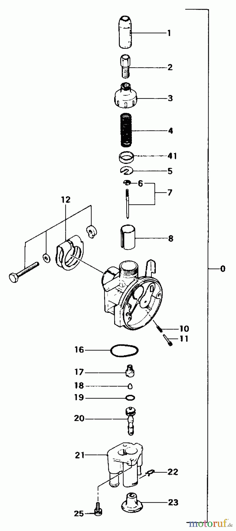 Tanaka Trimmer, Motorsensen TBC-373 - Tanaka Brush Cutter Carburetor