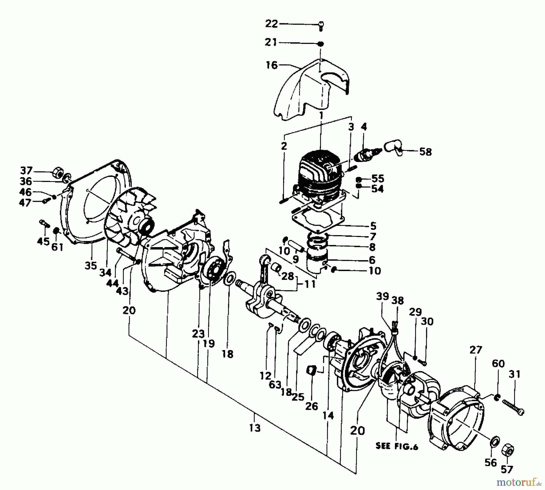 Tanaka Trimmer, Motorsensen TBC-373 - Tanaka Brush Cutter Engine
