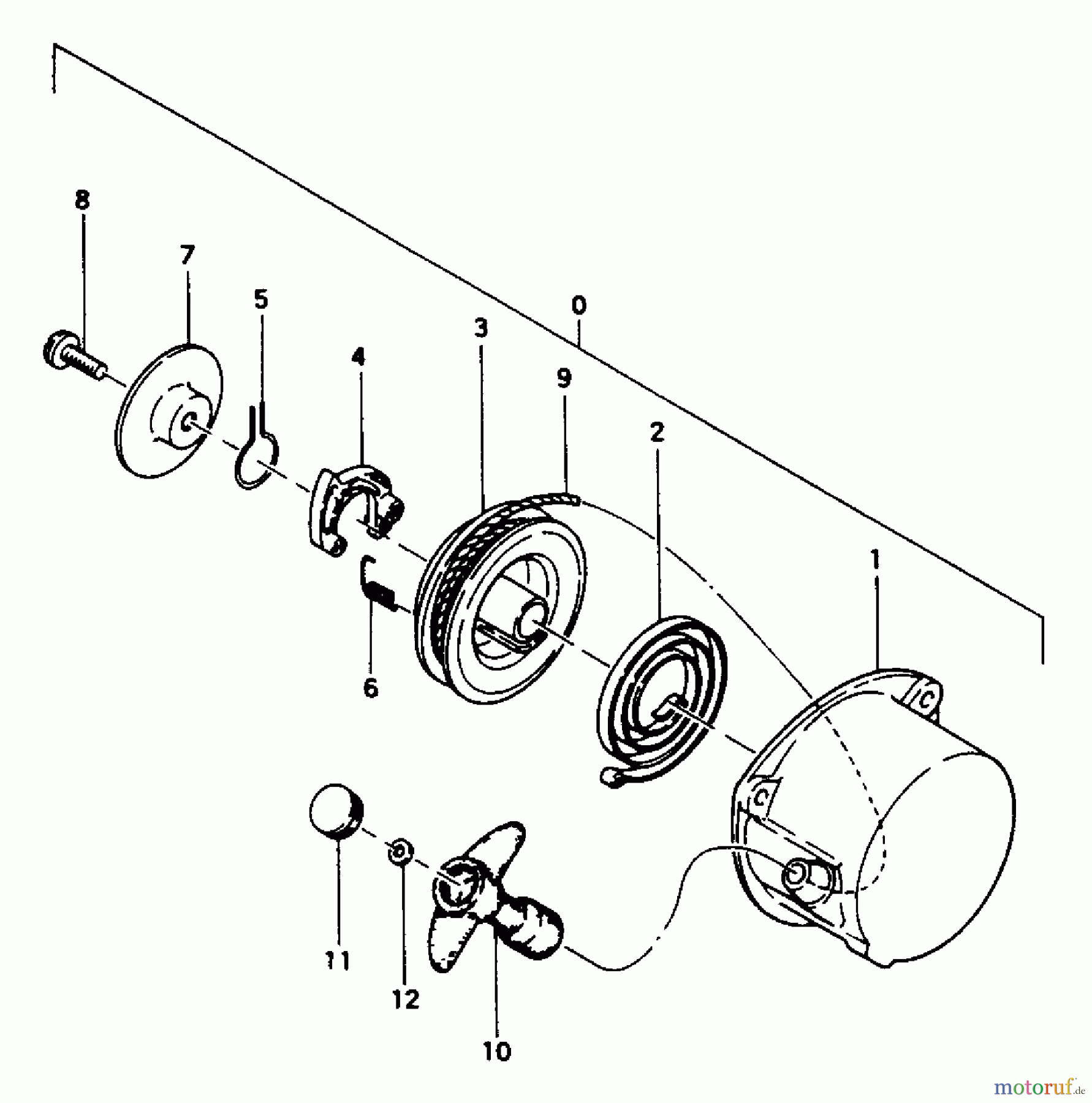  Tanaka Trimmer, Motorsensen TBC-373 - Tanaka Brush Cutter Recoil Starter