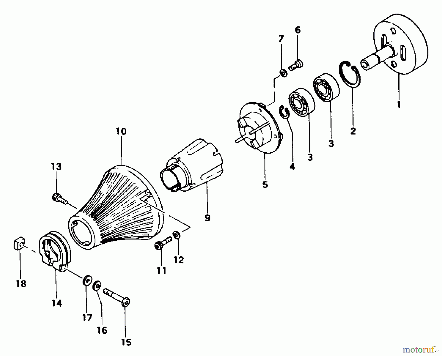  Tanaka Trimmer, Motorsensen TBC-400 - Tanaka Brush Cutter Clutch Case