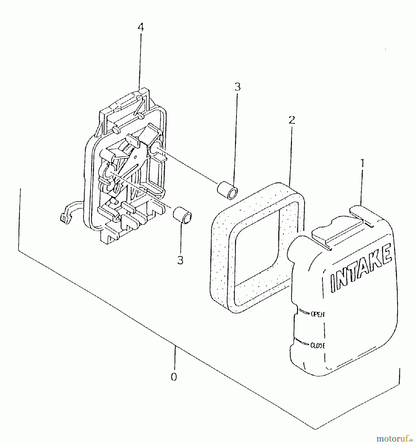  Tanaka Trimmer, Motorsensen TBC-4001 - Tanaka Grass Trimmer Air Cleaner