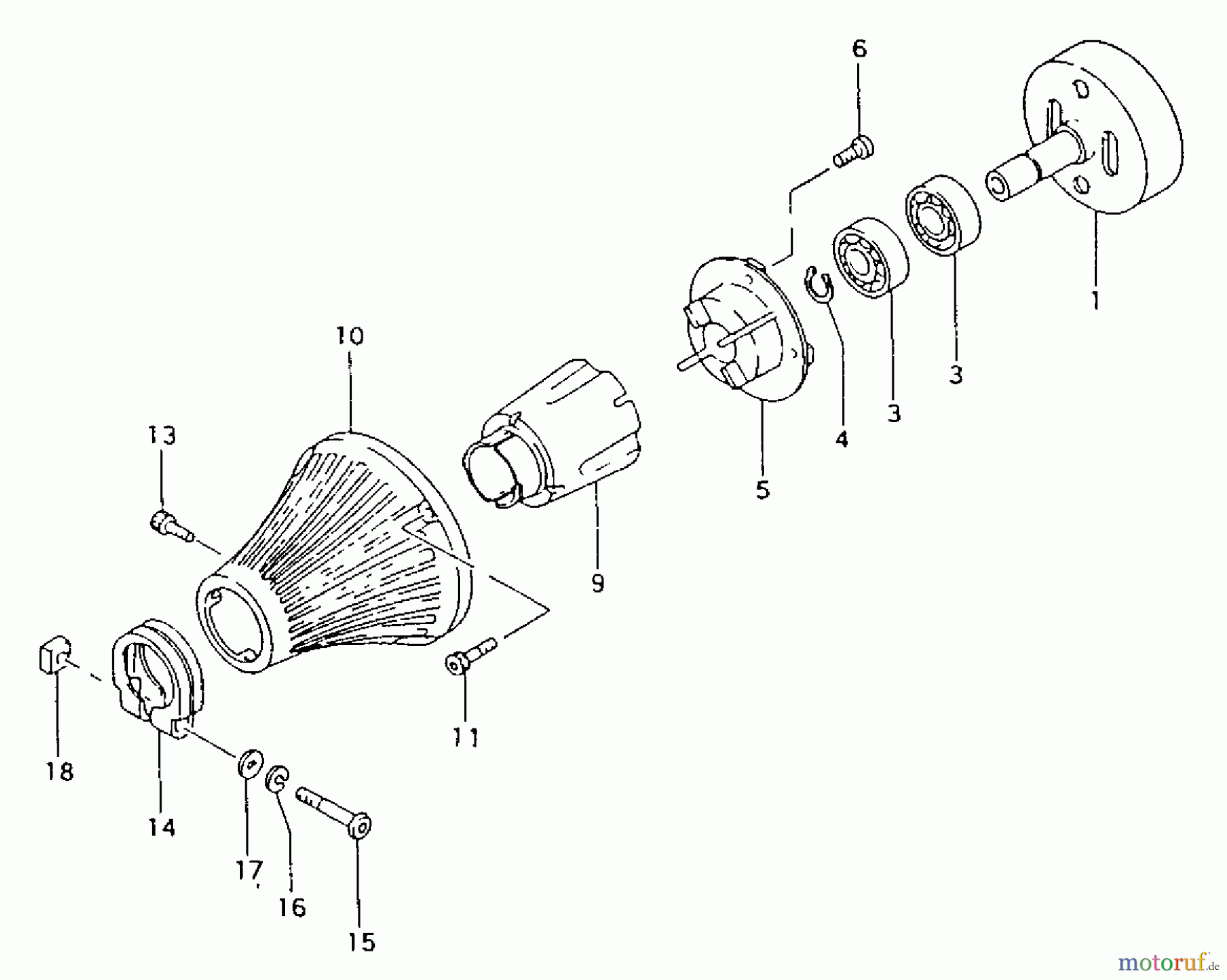 Tanaka Trimmer, Motorsensen TBC-4110 - Tanaka Brush Cutter Clutch Case