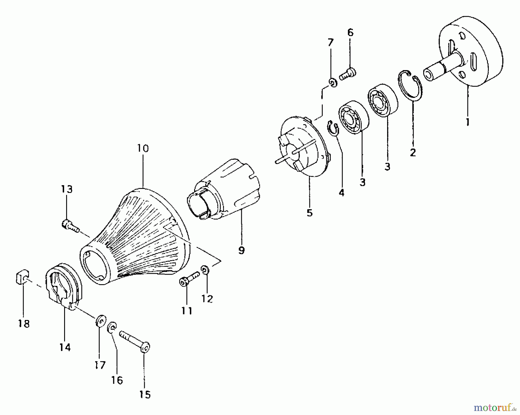  Tanaka Trimmer, Motorsensen TBC-422C - Tanaka Brush Cutter Clutch Case