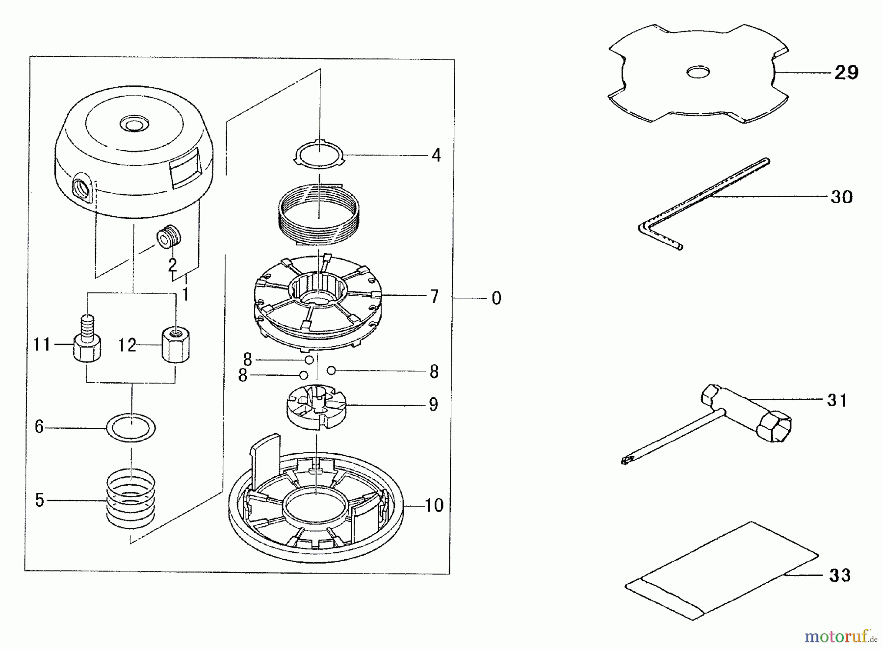 Tanaka Trimmer, Motorsensen TBC-430PF - Tanaka Brush Cutter Nylon Head, Tools
