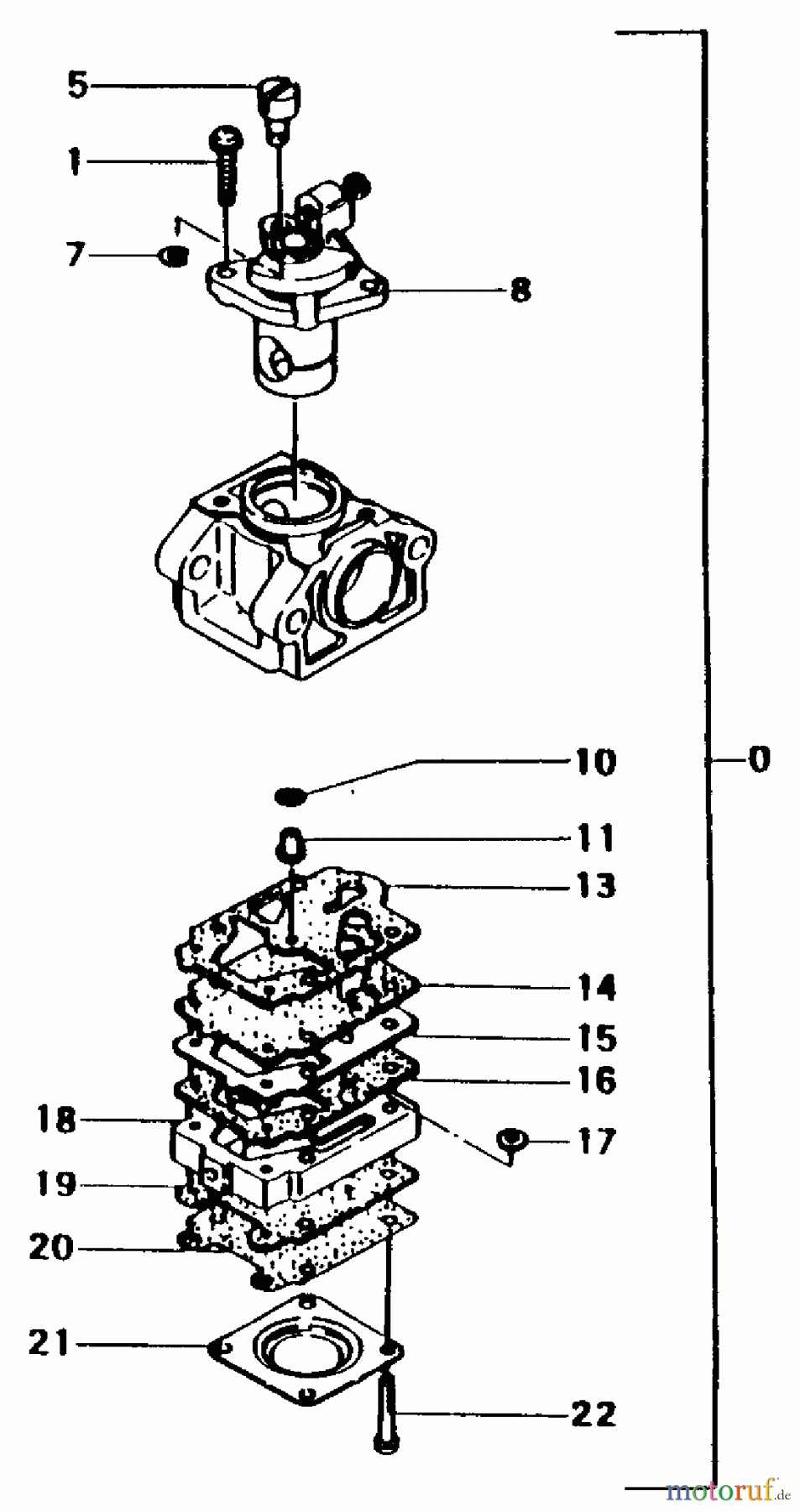 Tanaka Trimmer, Motorsensen TBC-4500 - Tanaka Brush Cutter Carburetor