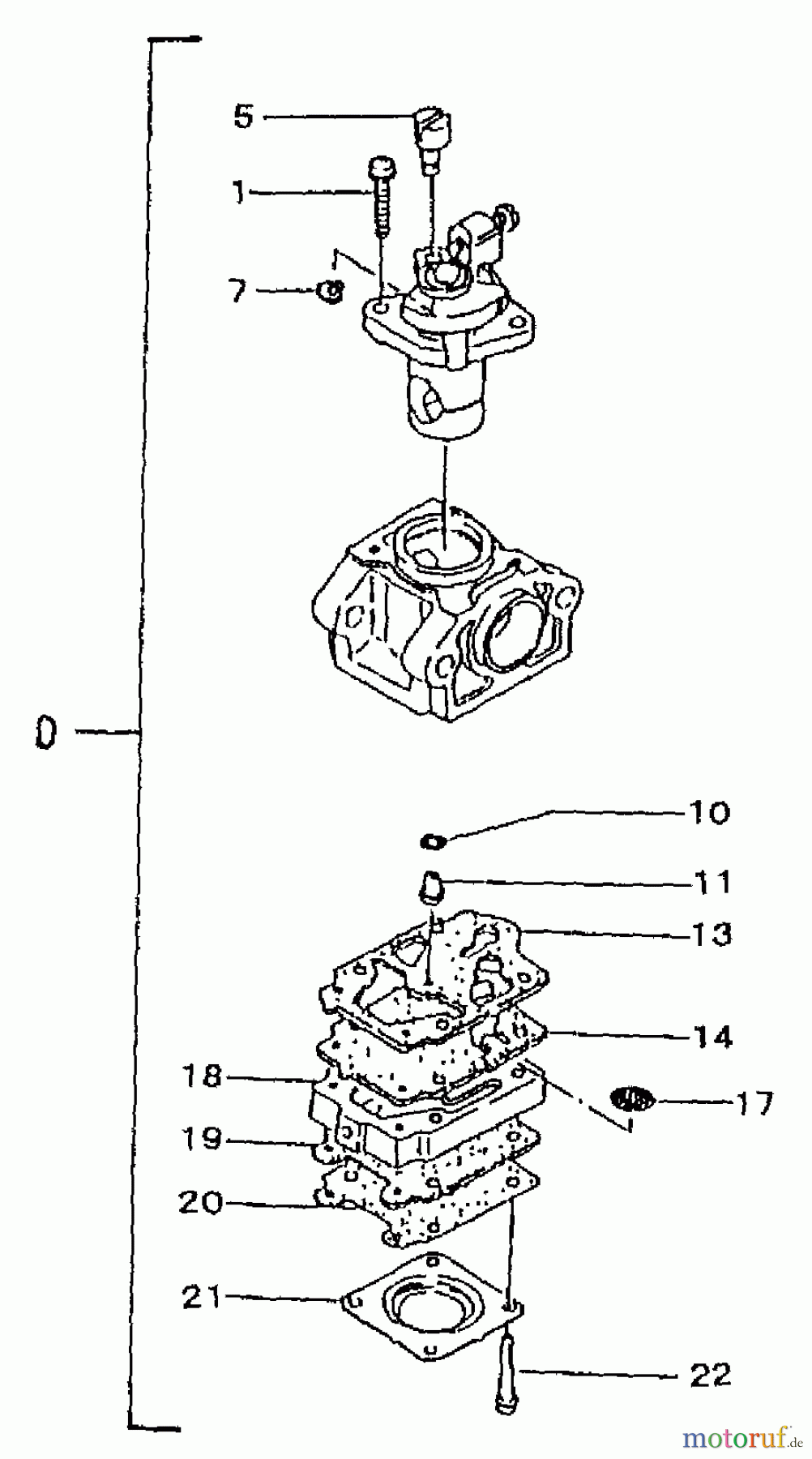 Tanaka Trimmer, Motorsensen TBC-4501 - Tanaka Brush Cutter Carburetor