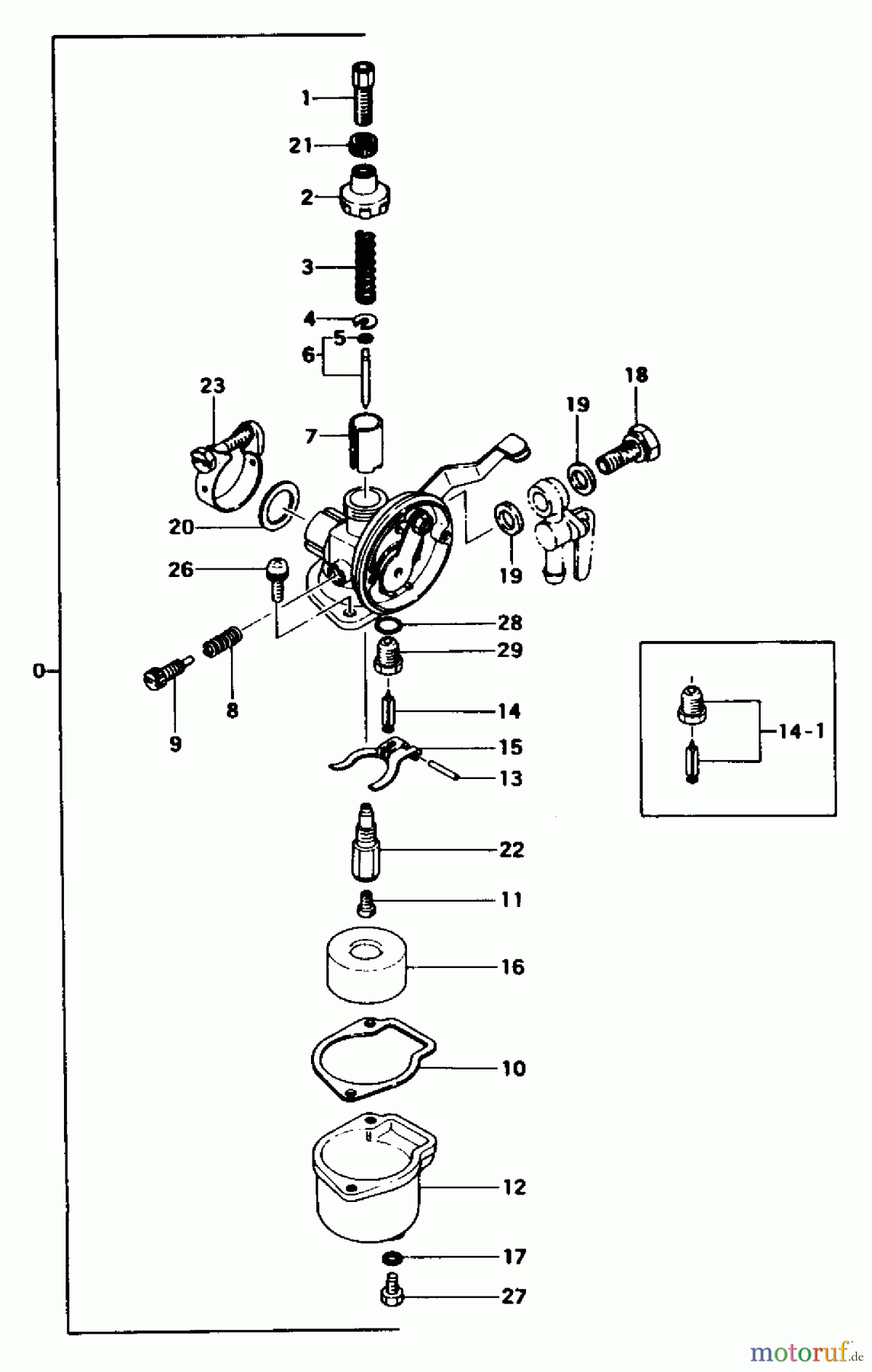 Tanaka Trimmer, Motorsensen TBC-501 - Tanaka Trimmer / Brush Cutter Carburetor