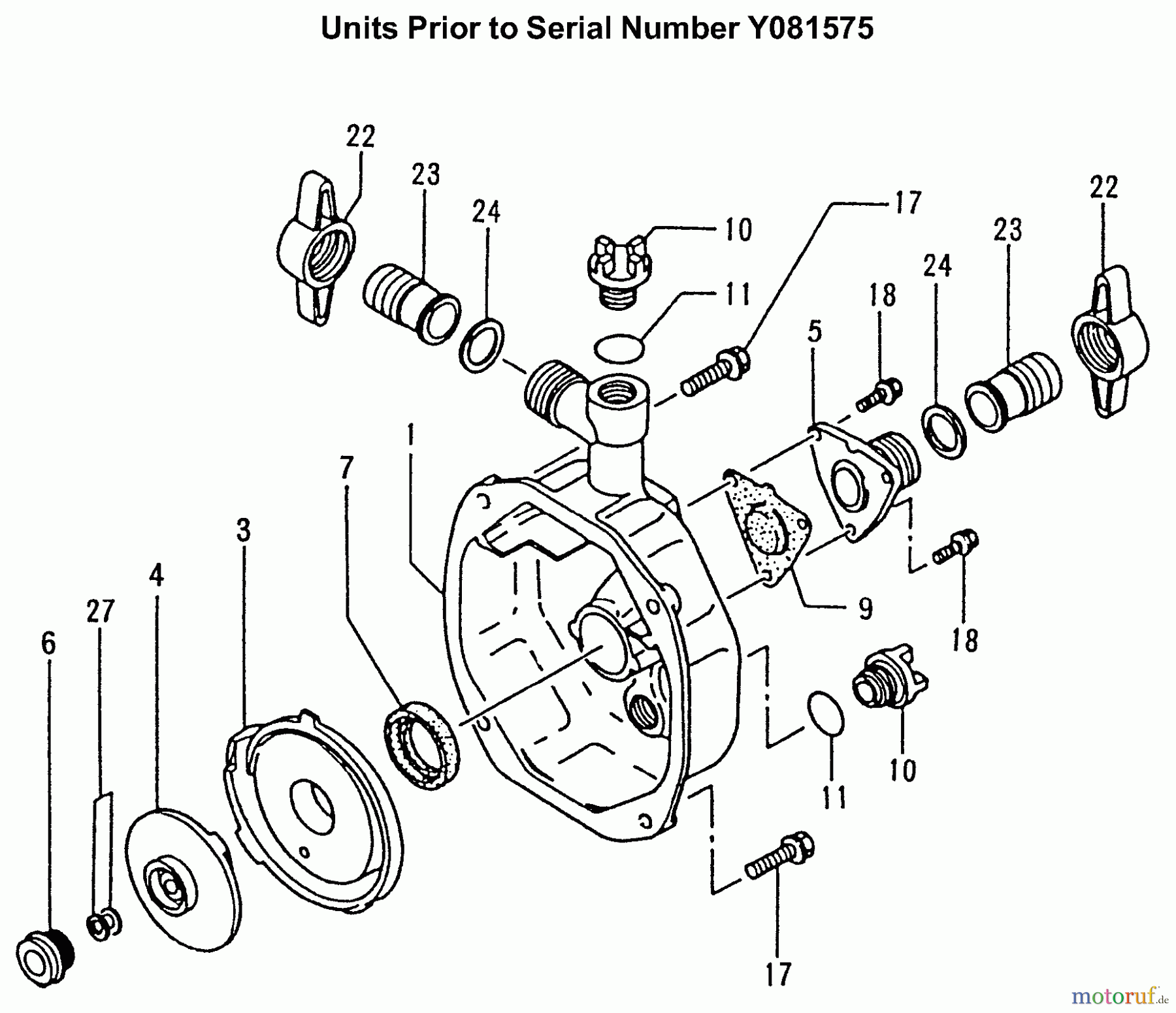 Tanaka Wasser Pumpen TCP-210 - Tanaka Centrifugal Pump Pump Units Prior To Serial Number Y081575